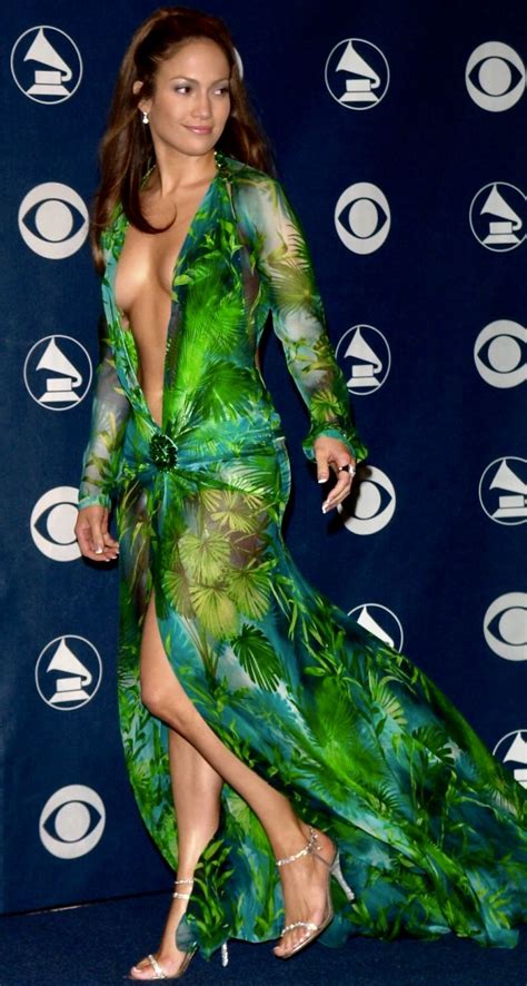 versace jennifer lopez green dress|jennifer lopez green dress grammy.